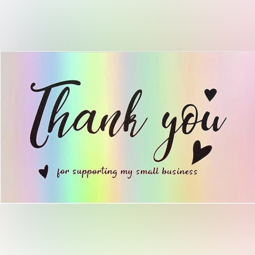 THANK YOU CARDS - MULTI HEARTS